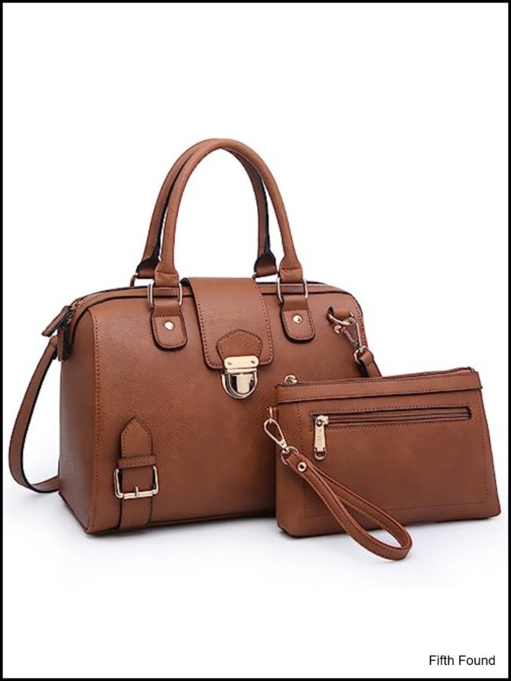 Vegan Leather Satchel Purse Top Handle Handbag Work Tote